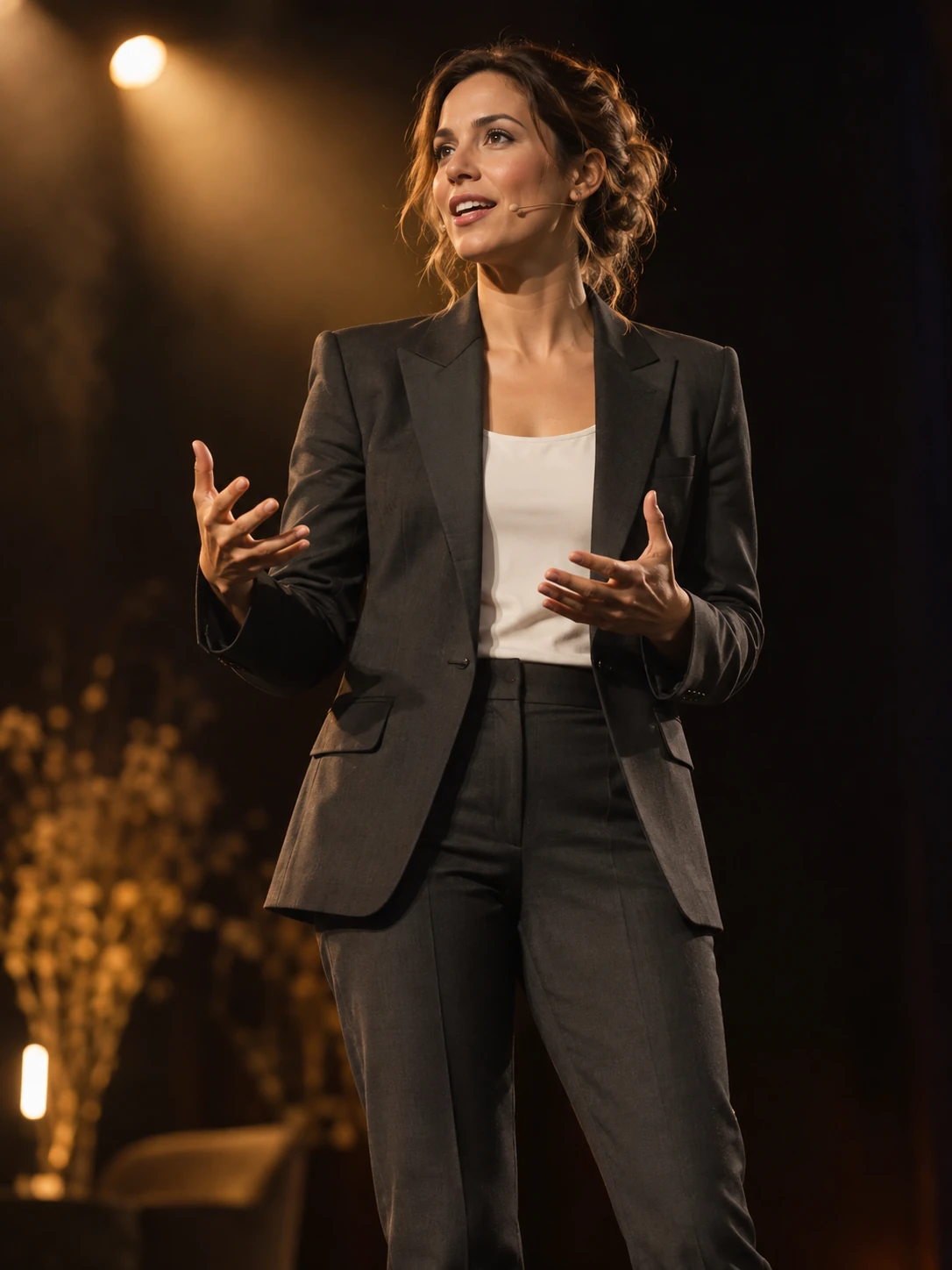 Editorial image of a speaker addressing a conference audience